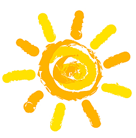 矢量簡單太陽素材