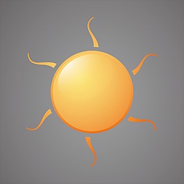 蓬勃發(fā)展的太陽圖標