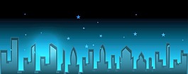 天际线的夜晚