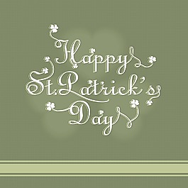ST幸福patrciks日慶祝活動(dòng)的傳單