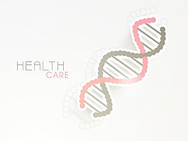 摘要世界衛(wèi)生日的概念 豐富多彩的DNA