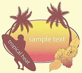 熱帶的插圖