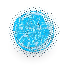 摘要垃圾纹理图案的旗帜矢量