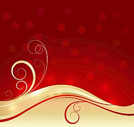 金色花閃耀的平面設(shè)計(jì)