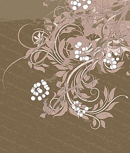 畫(huà)花卉背景矢量插畫(huà)