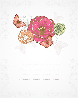 花卉矢量插圖