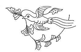 小飛鳥圖案