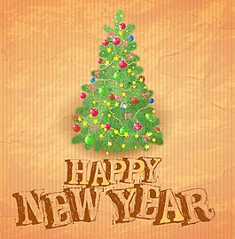 圣誕節(jié)和新年賀卡模板矢量