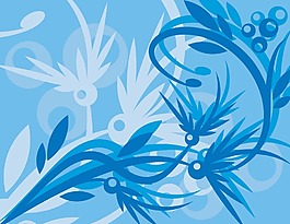 淡藍(lán)花紋背景