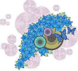 蓝色蝶恋花