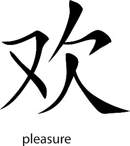 中国的象形文字矢量元素