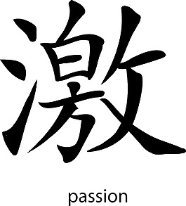 中国的象形文字矢量元素