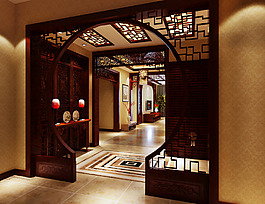 隔斷中國風(fēng)