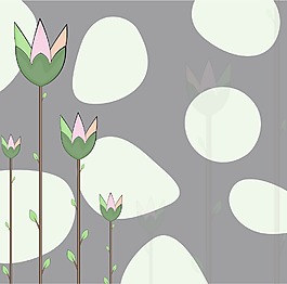 花朵背景矢量