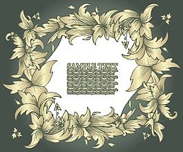 舊貨花框