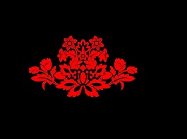歐式古典花紋
