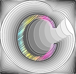 摘要字體矢量插畫