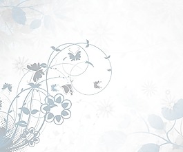 摘要花卉背景矢量