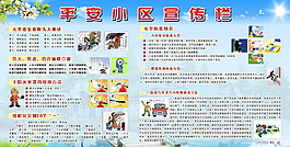 平安小區(qū)宣傳欄