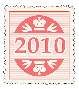 新的2010年紅印花