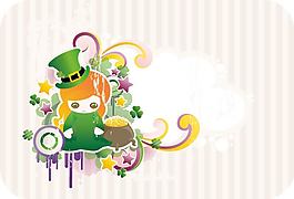 綠帽子的小女孩