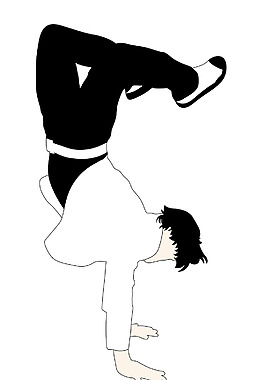 矮男孩跳舞
