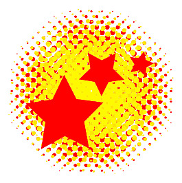 垃圾半色調(diào)的星星背景