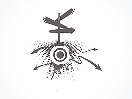 向量元素壁紙的風(fēng)向標(biāo)