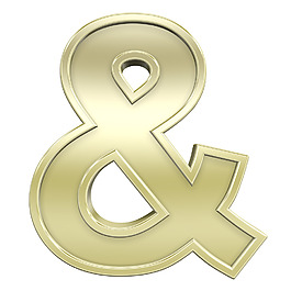 從閃亮的金框字母集的一封信