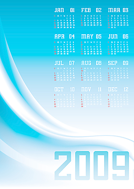 2009日歷