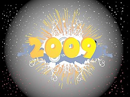 2009新年的旗幟
