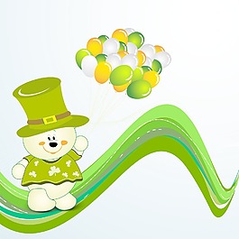 快樂(lè)的圣巴特里克節(jié)慶典海報(bào)