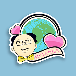 父親節快樂ceilebrations概念