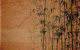 竹子中国风ppt模板