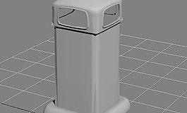 景觀垃圾桶3d max模型