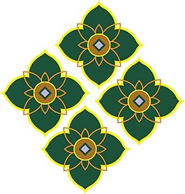 五角花朵