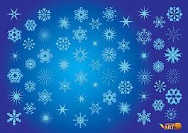 矢量雪花