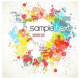 彩色油漆背景