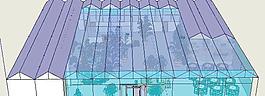 溫室餐廳模型
