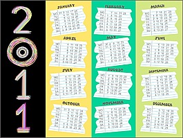 2011新年日歷