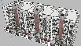 住宅skp模型