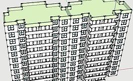 住宅樓SU模型