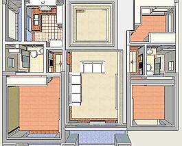 广州锦绣银湾住宅909SU模型