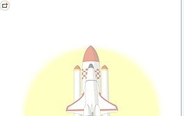 火箭发射flash矢量动画