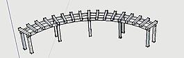sketchup模型之花架素材