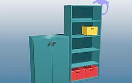 室內(nèi)裝飾設(shè)計(jì)3D模型之玩具柜02