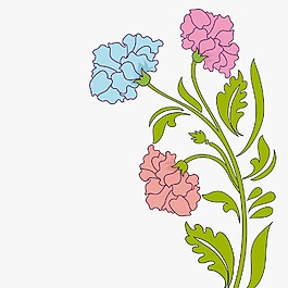 美麗的花卉背景