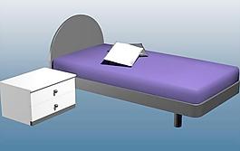 室內(nèi)裝飾設(shè)計3D模型之兒童床04