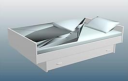 室內(nèi)裝飾設(shè)計(jì)3D模型之兒童床01