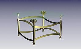 室內(nèi)裝飾設計3D模型之外國茶幾-04